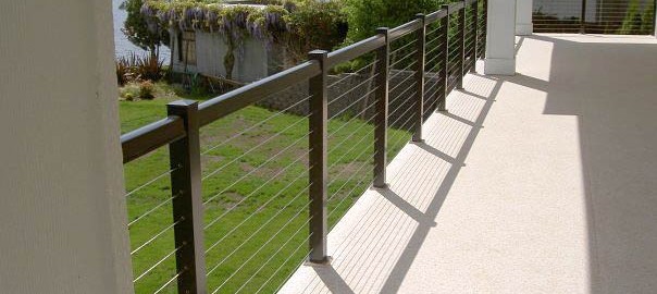 Cable Railing with Square Top Rail