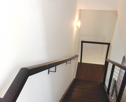 Handrail & Cable Railing on Stairs