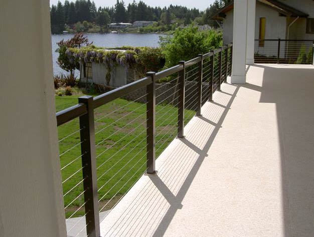 Cable Railing with Square Top Rail