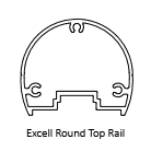 Round Top Rail