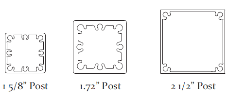 Cable Rail Post Styles