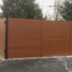 Enclosed Fencing and Gate - Knotwood Aluminum Planks
