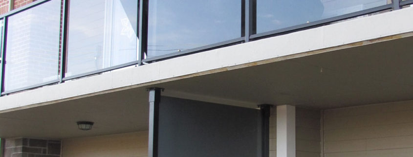 Glass Privacy Panels on Balconies